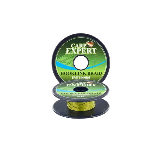 FIR TEXTIL CARP EXPERT FAST SINKING 25LBS OLIVE GREEN 10M