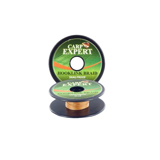 FIR TEXTIL CARP EXPERT SNAG PROOF 25LBS MUD BROWN 10M