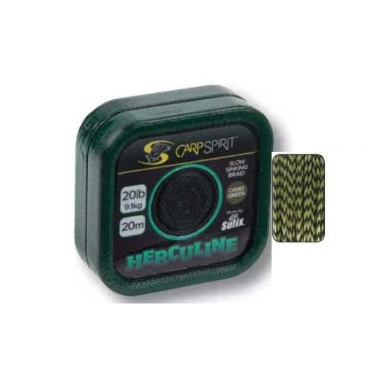 Fir Textil Carp Spirit Herculine Braid 20lb 9.1kg 20mt Camo Green