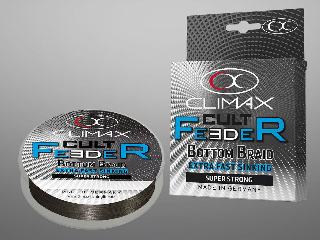 FIR TEXTIL CLIMAX CULT FEEDER BOTTOM BRAID 250M DARK GREY 0.21mm 10.6kg