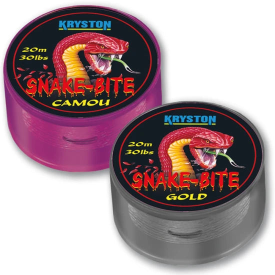 Fir Textil Cu Camasa Kryston  Snakebite Coated Hooklink 20m 30lb Camou