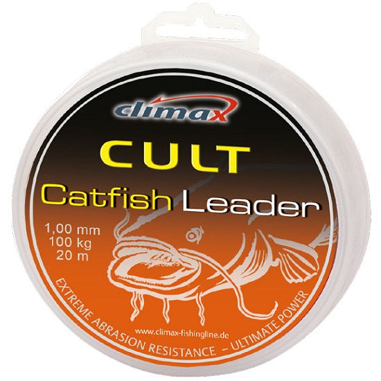 FIR TEXTIL Climax CULT CATFISH LEADER 20m 1.00mm 100kg Grey