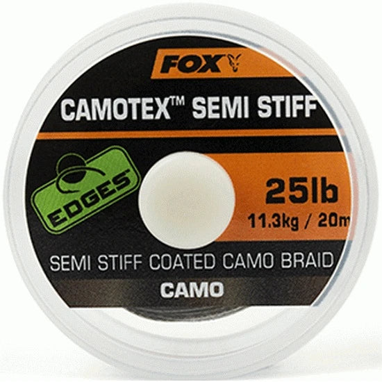 Fir Textil Fox Edges Camotex Semi Stiff 25 Lbs 20m