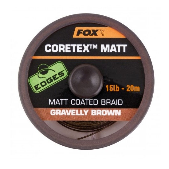 FIR TEXTIL FOX EDGES CORETEX GRAVELLY BROWN 20M 20 LBs Brown