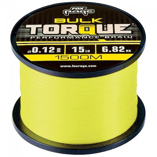 FIR TEXTIL FOX RAGE TORQUE YELLOW 1500M 0.08MM