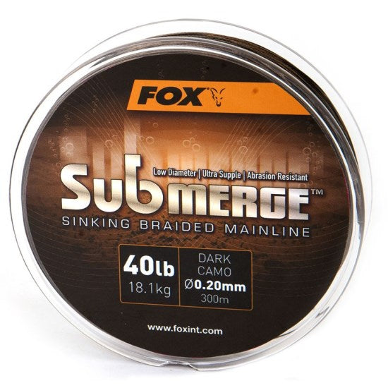 FIR TEXTIL FOX SUBMERGE SINKING 0.20MM 40LB 300MT 18.1KG