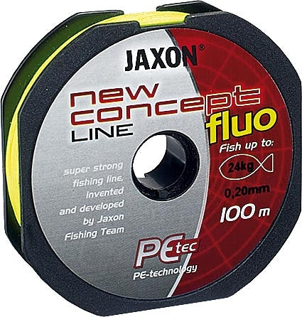 FIR TEXTIL JAXON CONCEPT LINE GALBEN FLUO 100m 0.12mm