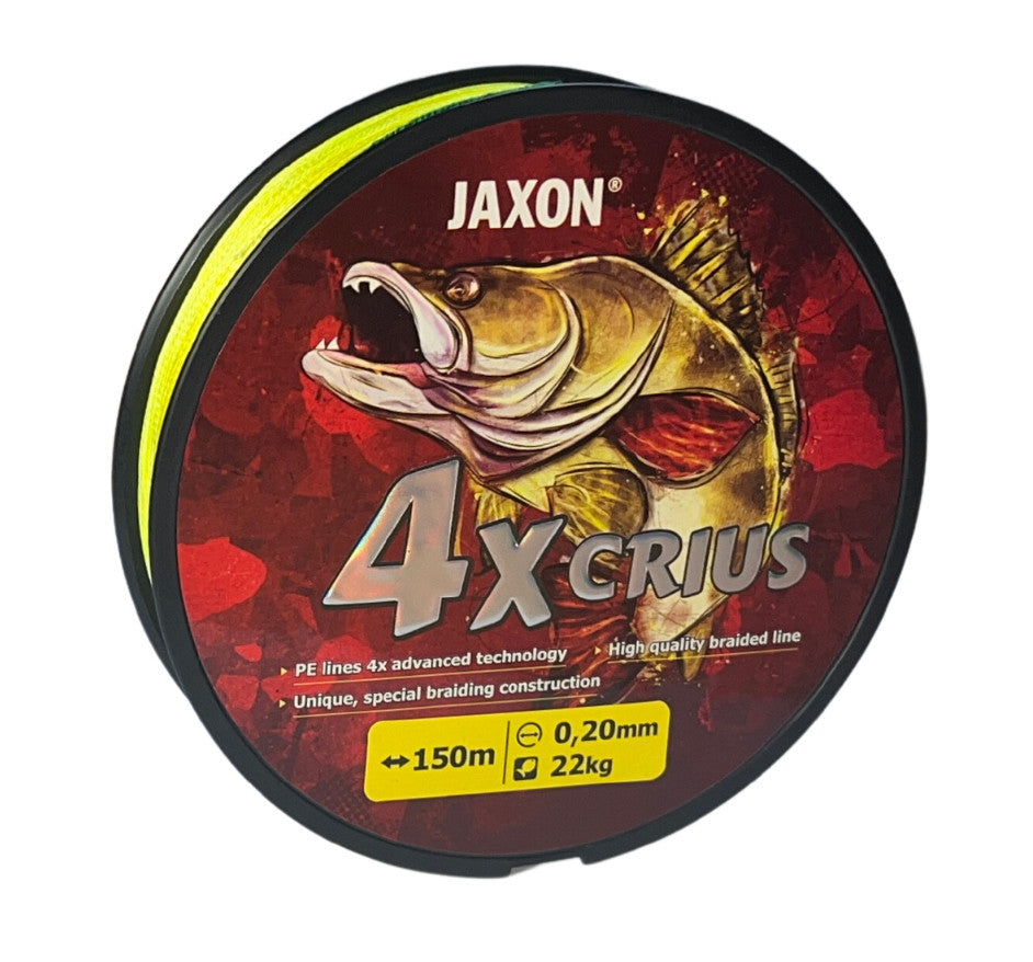 FIR TEXTIL JAXON CRIUS X4, FLUO, 0.20mm, 22kg, 150M