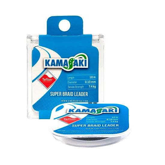 FIR TEXTIL KAMASAKI SUPER BRAID LEADER 10M 0.22MM 18.1KG