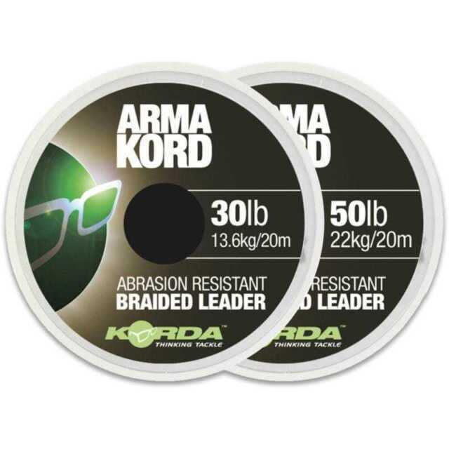 FIR TEXTIL KORDA ARMA KORD BRAIDED SNAG LEADER 20M 50LB