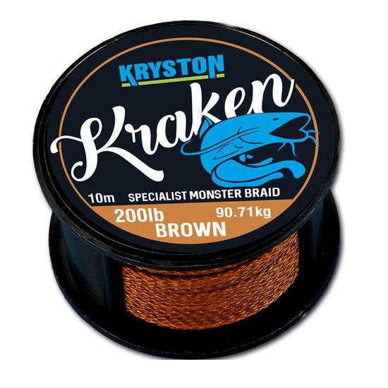 FIR TEXTIL KRAKEN MONSTER 10m 200lb Gravel Brown