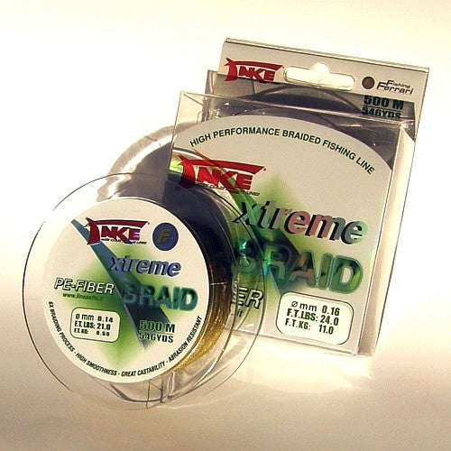 FIR TEXTIL LINEAEFE TAKE XTREME BRAID 018MM/12,5KG 500M