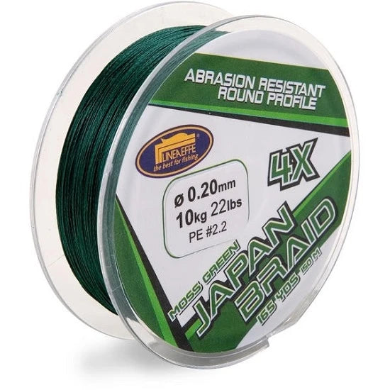 Fir Textil Lineaeffe Japan Braid 4x Verde 150m 0.16mm