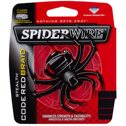FIR TEXTIL NEW SPIDERWIRE STEALTH RED 014MM 10,2KG 110M