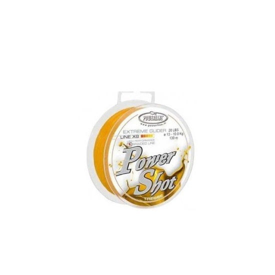 FIR TEXTIL POWERLINE POWER SHOT YELLOW 0.11MM / 130MT / 15LBS