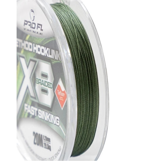 Fir Textil Pro Fl X8 Method Hookline 0.14mm 20m