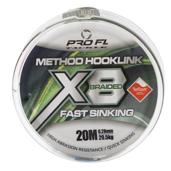 Fir Textil Pro Fl X8 Method Hookline 0.16mm 20m