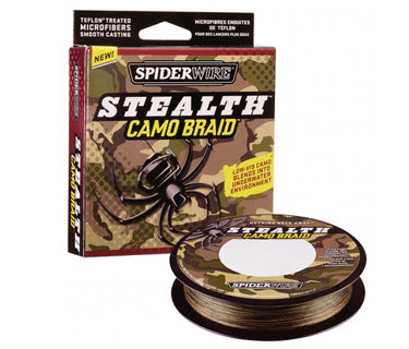 FIR TEXTIL SPIDER WIRE STEALTH CAMO 0.25mm/110m/22,90 Kg