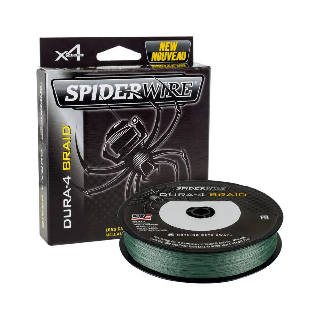 FIR TEXTIL SPIDERWIRE DURA 4 MOSS GREEN 0.12mm 10.5kg 150m