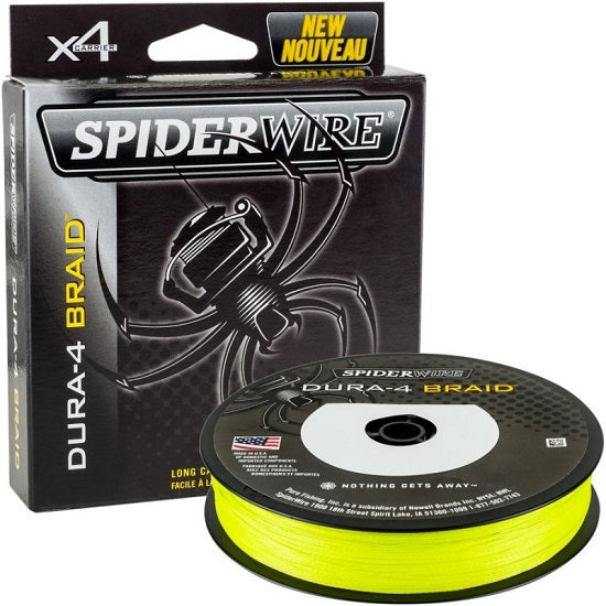 FIR TEXTIL SPIDERWIRE DURA 4 YELLOW 0.17MM 150M 15.0 KG