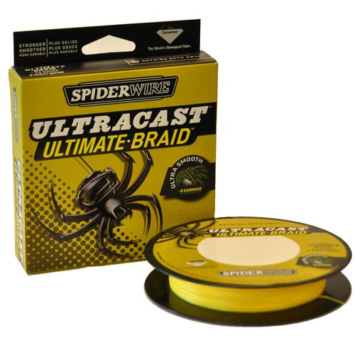 FIR TEXTIL SPIDERWIRE FLUOROBRAID YELLOW 0.10MM 110M 4.6KG