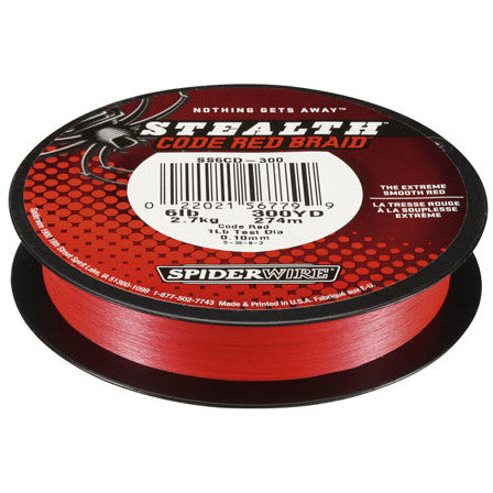 FIR TEXTIL SPIDERWIRE STEALTH RED 012MM/7,1KG/137M