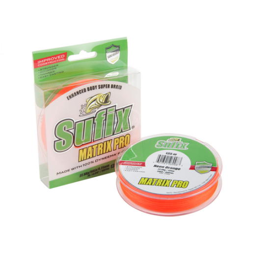 FIR TEXTIL SUFIX MATRIX PRO 135M 0.15MM 20LB 10KG ORANGE
