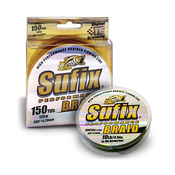 FIR TEXTIL SUFIX PERFORMANCE BRAID 135M 0.12 MM /4.5kg LO YELLOW