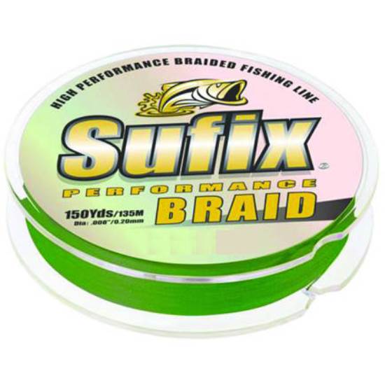 FIR TEXTIL SUFIX PERFORMANCE BRAID 135M 0.20 MM /13.3kg  LOW VIS GREEN