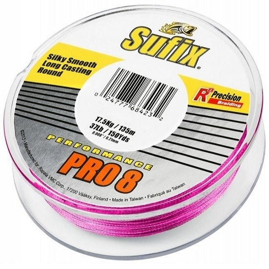 FIR TEXTIL SUFIX PERFORMANCE PRO 8 PINK 135M 0.21MM