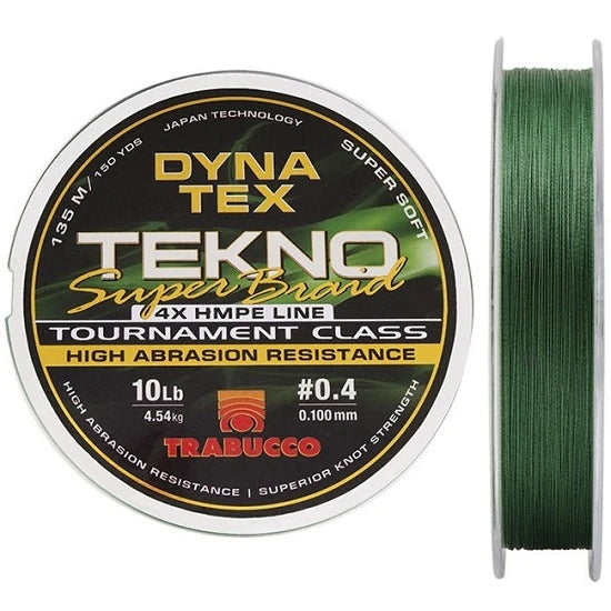 Fir Textil Trabucco Dyna Tex Tekno Super Braid Dg 135m 0.205mm 25lb