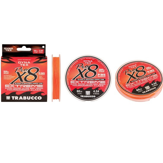 FIR TEXTIL TRABUCCO DYNA-TEX X8 PRO EXTREME  150M 0.128MM 15LBS