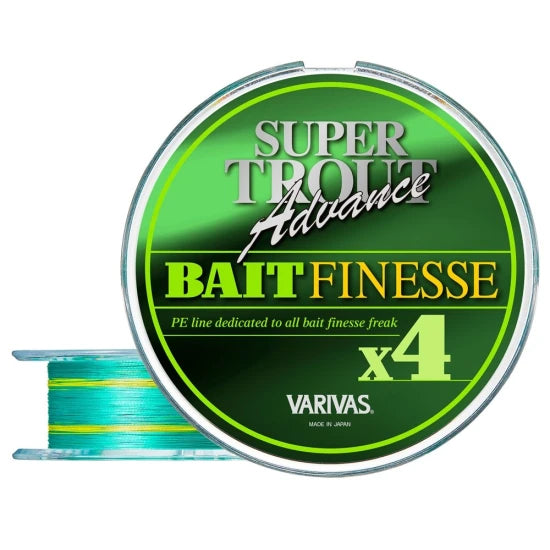 Fir Textil Varivas Super Trout Advance Bait Finesse Pe X4 100m Fluo 0.148mm 6.8kg 15lb
