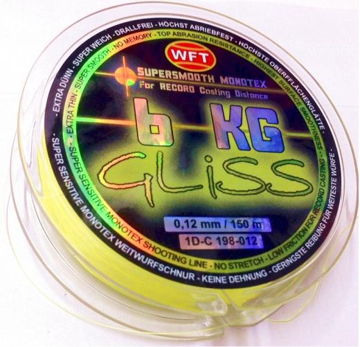 FIR TEXTIL WFT GLISS MONOTEX GALBEN FLUO 0.14MM / 150MT
