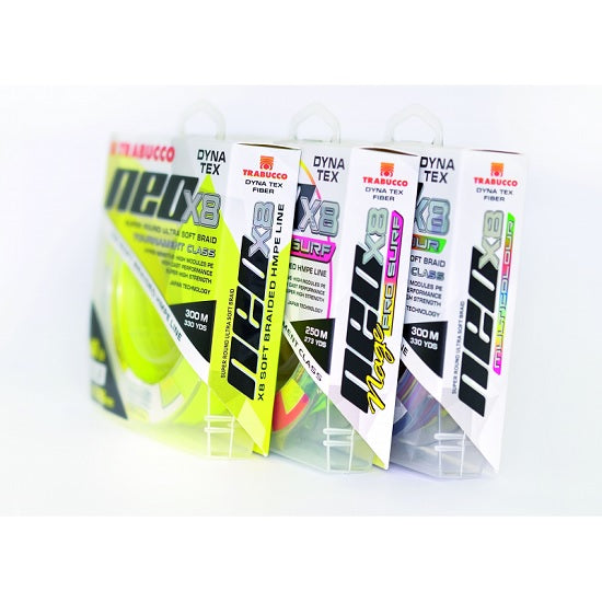 FIR TRABUCCO DYNA TEX NEO X8 YELLOW 150M 0.10MM