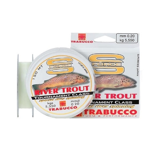 FIR TRABUCCO S FORCE SPIN RIVER TROUT 150M 0.25MM