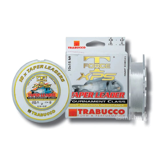 Fir Trabucco Tf Xps Taper Leader 0.20-0.57mm, 10x15m/150m 32.5 Kg