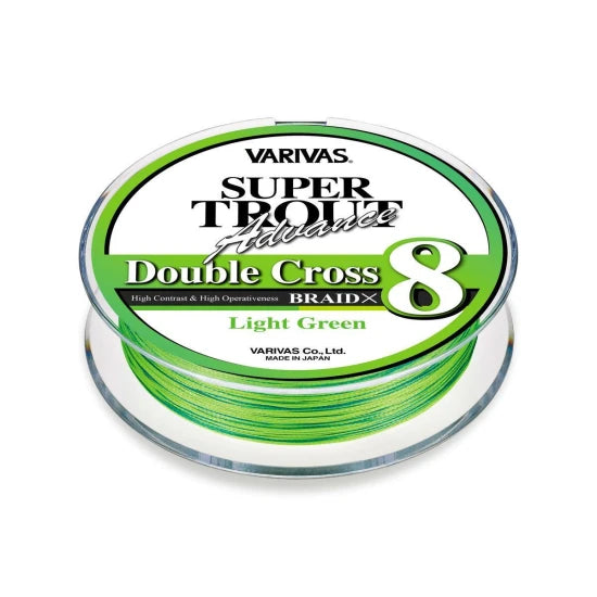 Fir Varivas Super Trout Advance Double Cross Pe 8x 100m 11.4lb 0.15mm Light Green Fluo
