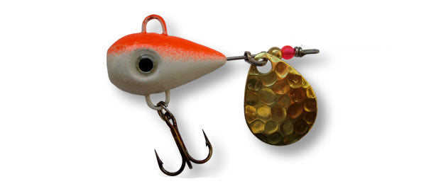 FISH HELIC BERTILURE Nr.3 COLORADO NICKEL 17GR ALB ROSU FLUO