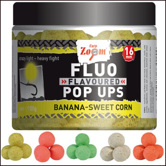 FLUO POP UPS CARP ZOOM 10MM 100GR WHITE