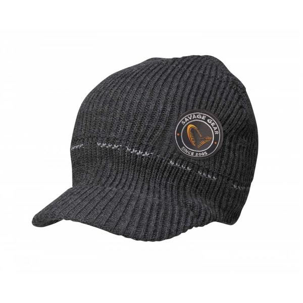 Fes Tricotat Savage Gear Gri Cu Cozoroc