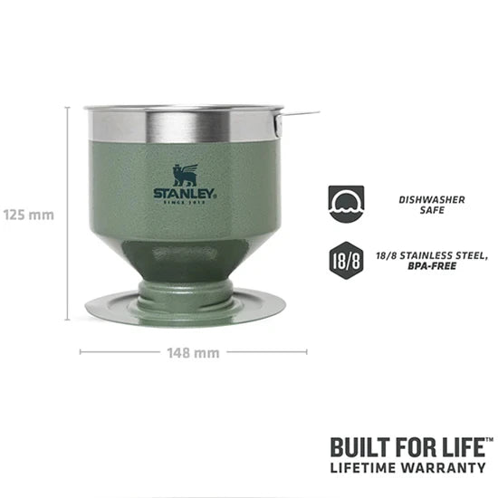Filtru Cafea / Ceai Stanley The Perfect-brew Pour Over 0.59l / 20oz, Hammertone Green