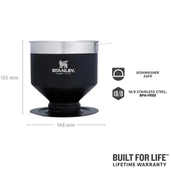 Filtru Cafea / Ceai Stanley The Perfect-brew Pour Over 0.59l / 20oz, Matte Black Pebble