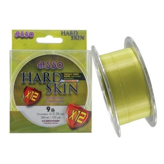 Fir Asso Hard Skin Siliconed Green 0.28mm 300m