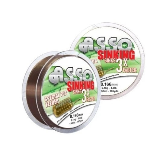 Fir Asso Sinking 3x Feeder Brown 0.149mm