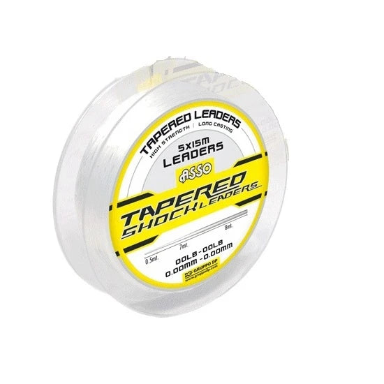 Fir Asso Tapered Shock Leader Clear 0.20-0.57mm, 15m