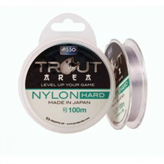 Fir Asso Trout Area Nylon Hard Grey 0.128mm 100m