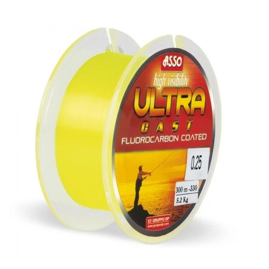 Fir Asso Ultra Cast Galben Fluo 0.12mm 150m