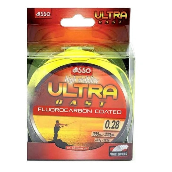 Fir Asso Ultra Cast Galben Fluo 0.20mm