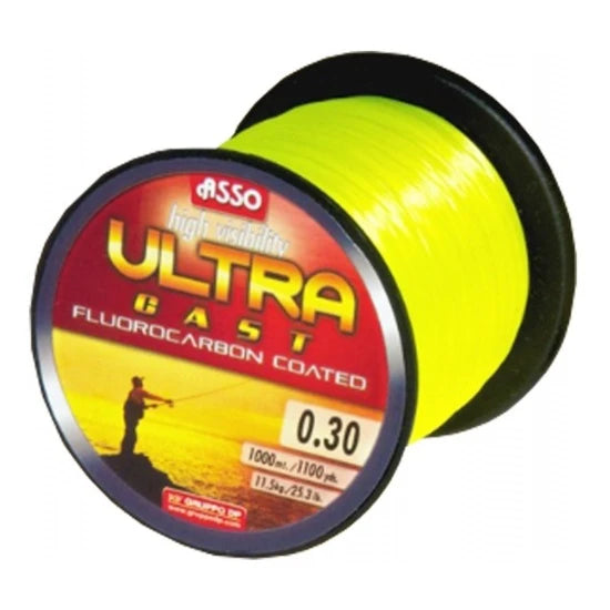 Fir Asso Ultra Cast Galben Fluo 0.32mm 1000m